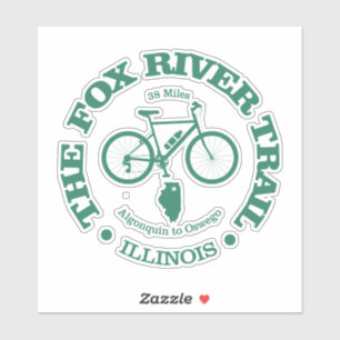 Adesivo Fox River Trail (ciclismo)