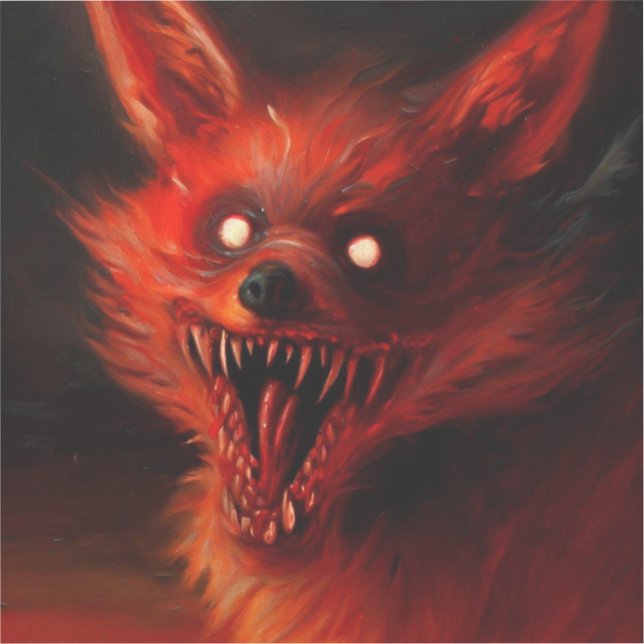 Adesivo Foxy | Vinheta (Frente)