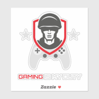 Adesivo FPS Gamer On Duty