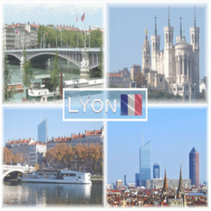 Adesivo FR Lyon - Pont Lafayette - Basilica De Fourviere