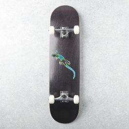 Adesivo Fractal Fractal Azul e Verde Vivid