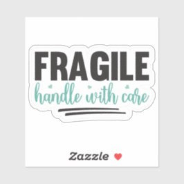 Adesivo FRAGILE - Lidar com cuidado