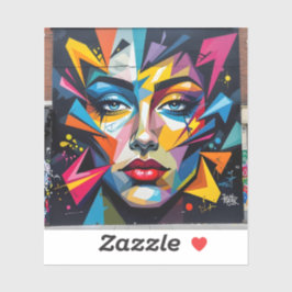 Adesivo Fragments Of Identity - Square Vinyl