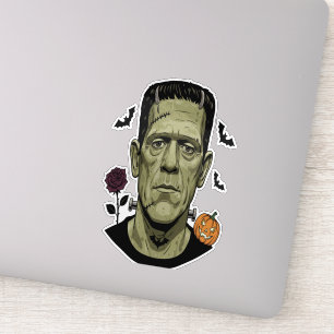 Adesivo Frankenstein Halloween Ilustração assustadora