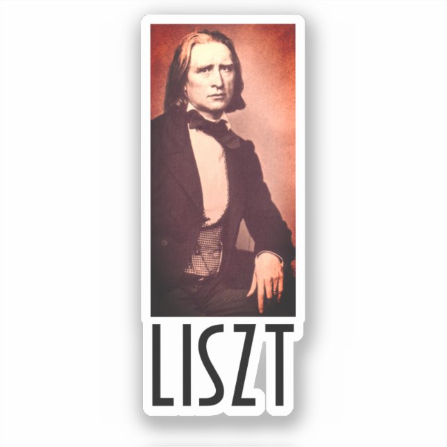 Adesivo Franz Liszt (Frente)