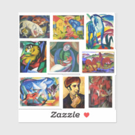 Adesivo Franz Marc Art Paintings