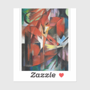 Adesivo Franz Marc's The Foxes (1913)