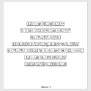 Adesivo Frases Inspiradoras para Motoristas