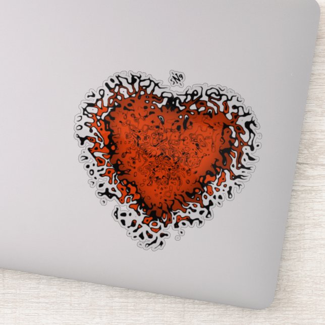 Adesivo Freaky Heart v1 (Detalhe)