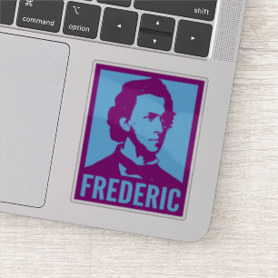 Adesivo Frederic Chopin Pop Art Retrato Personalizado Vini