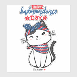 Adesivo Free Merica Happy 4 de julho