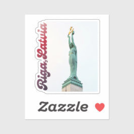 Adesivo Freedom Monument, souvenir from Riga, Latvia