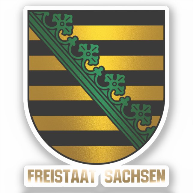 Adesivo Freistaat Sachsen (Frente)