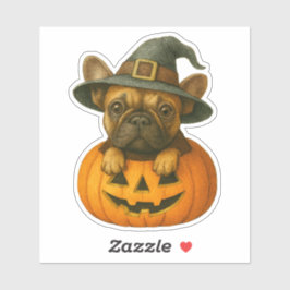 Adesivo Frenchie em Pumpkin