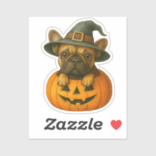 Adesivo Frenchie em Pumpkin