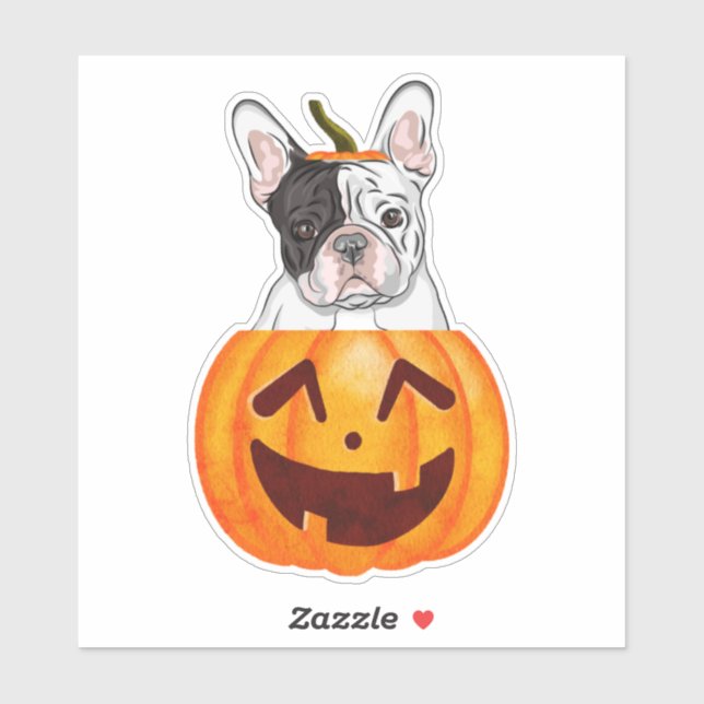 Adesivo Frenchie Halloween Sticker (Folha)