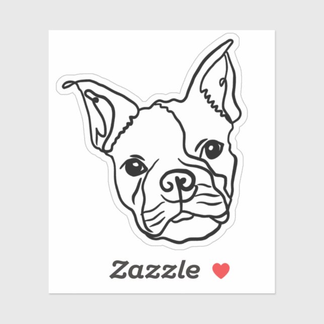 Adesivo Frenchie Vibes (Folha)