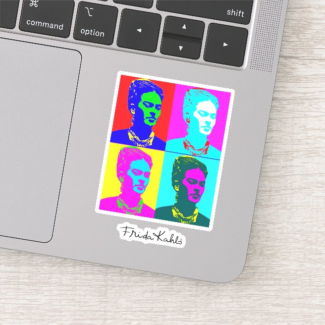 Adesivo Frida Kahlo Inspirou Retrato (Detalhe)