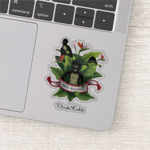 Adesivo Frida Kahlo   Mis Monos