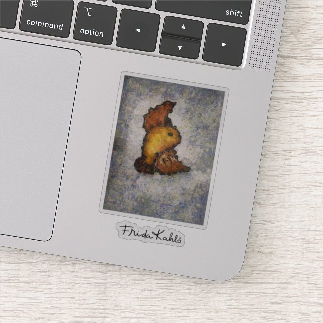 Adesivo Frida Kahlo Monet-Style Pinting (Detalhe)