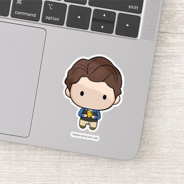 Adesivo FRIENDS™ | Chandler Chibi (Detalhe)