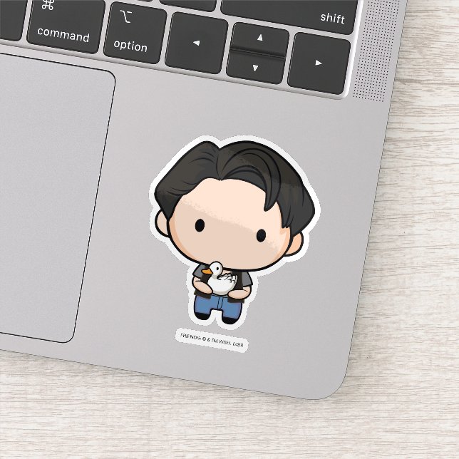 Adesivo FRIENDS™ | Joey Chibi (Detalhe)