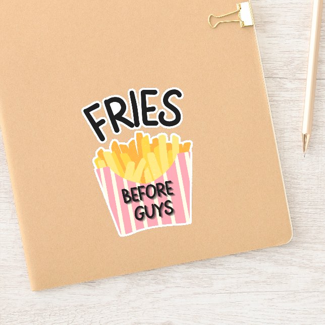 Adesivo Fries Before Guys (Notebook)