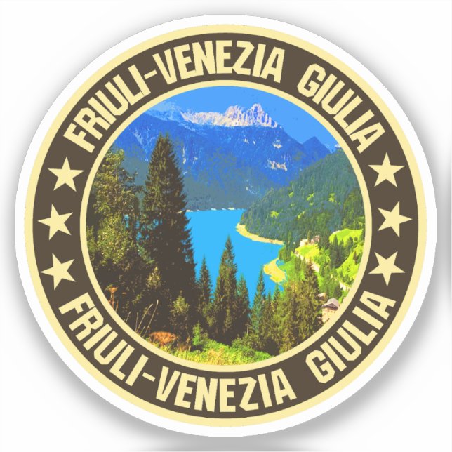 Adesivo Friuli-Venezia Giulia (Frente)