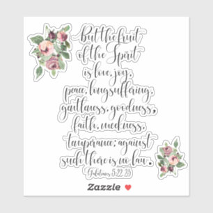 Adesivo Fruta da escritura do espírito