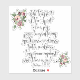 Adesivo Fruta da Escritura Espírito