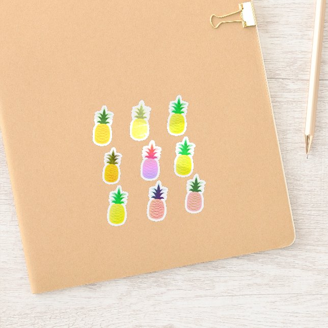 Adesivo Fruta de abacaxi (Notebook)