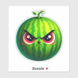 Adesivo fruta de melancia super louca