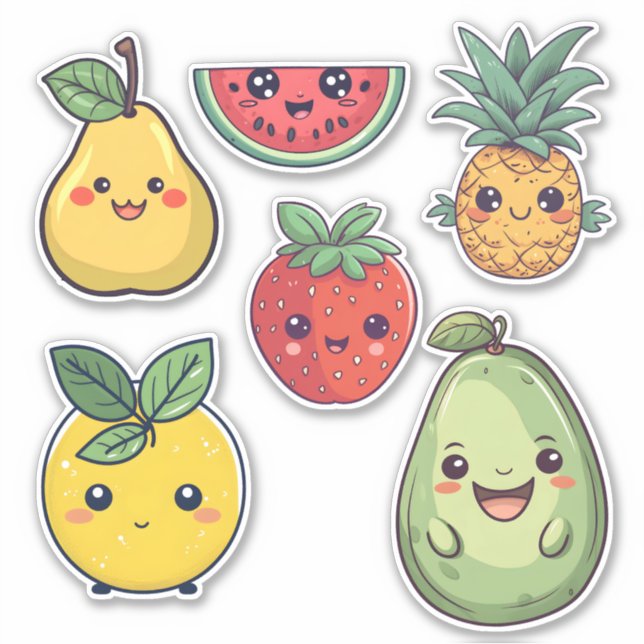 Adesivo Fruta Stickers (Frente)
