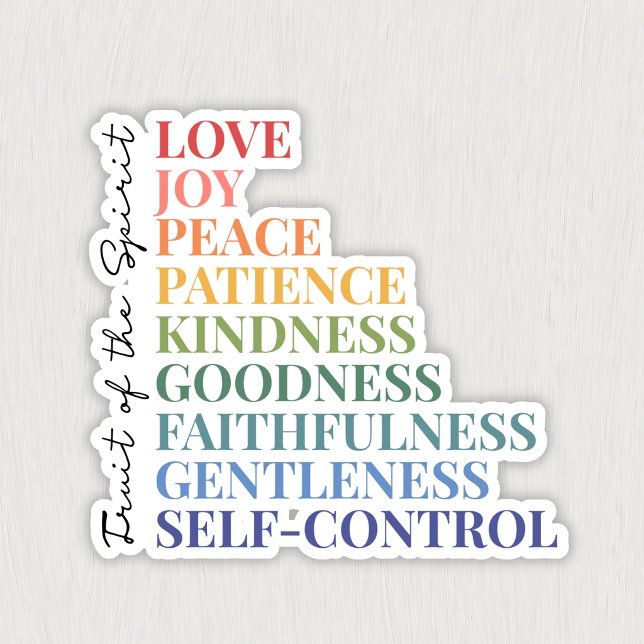 Adesivo Fruto do Espírito (Criador carregado)