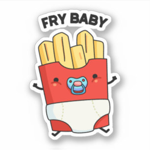 Adesivo Fry Baby Engraçado Fries Franceses