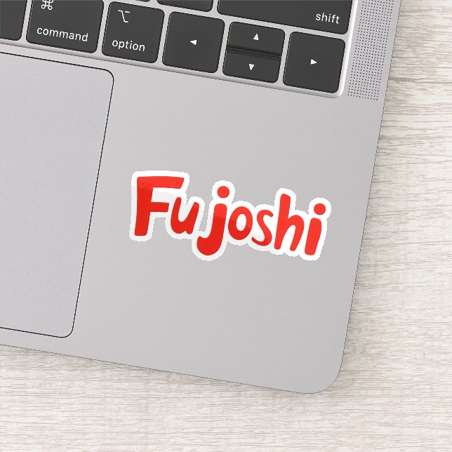 Adesivo Fujoshi Red Fan Slogan (Detalhe)