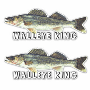 Adesivo Fun Walleye King
