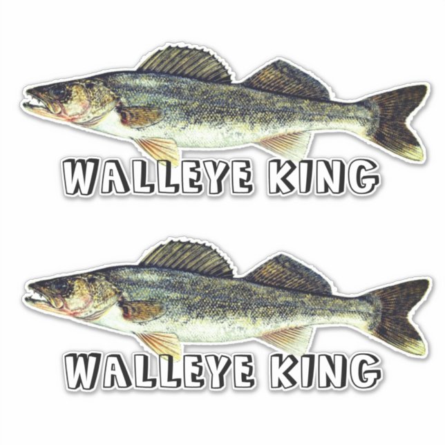 Adesivo Fun Walleye King (Frente)
