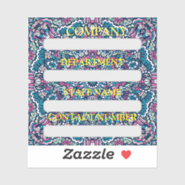 ADESIVO FUNCIONARIOS RÓTULO DA EMPRESA