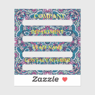 ADESIVO FUNCIONARIOS RÓTULO DA EMPRESA