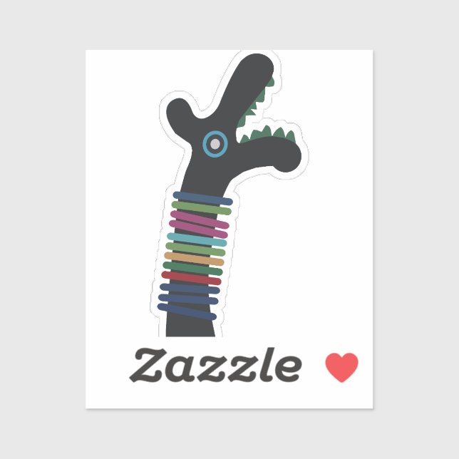 Adesivo Funky Incrível Dino (Folha)