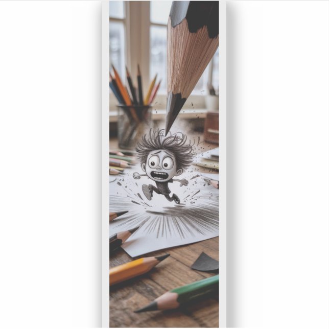 Adesivo Funny Artist Deadline Panic (Frente)