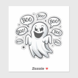 Adesivo Funny Boo Ghost