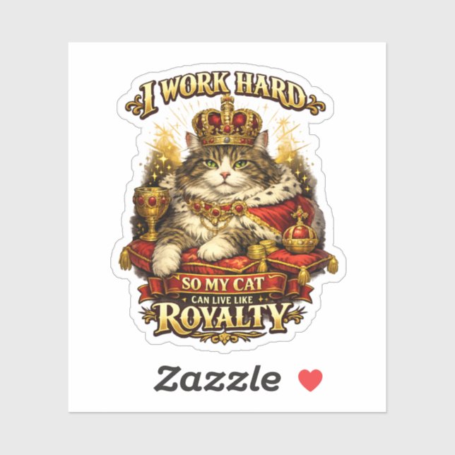 Adesivo Funny Cat  (Folha)