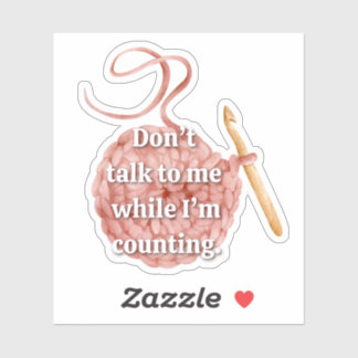 Adesivo Funny Crochet