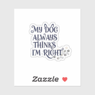 Adesivo Funny Dog Text