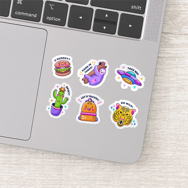 Adesivo Funny drawing sticker set (Detalhe)