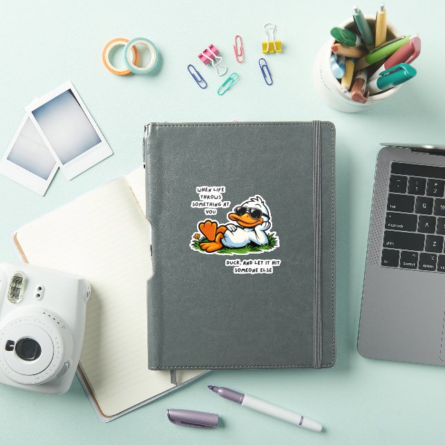 Adesivo funny duck stickers (Capa para iPad)