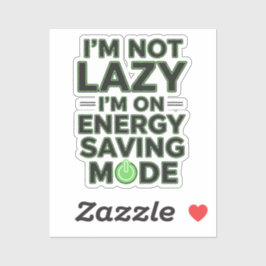 Adesivo Funny Energy Saving Mode Decal