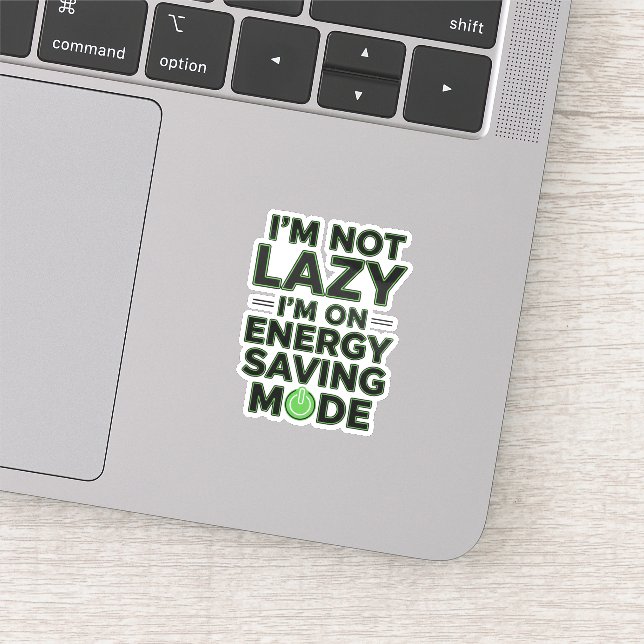 Adesivo Funny Energy Saving Mode Sticker (Detalhe)